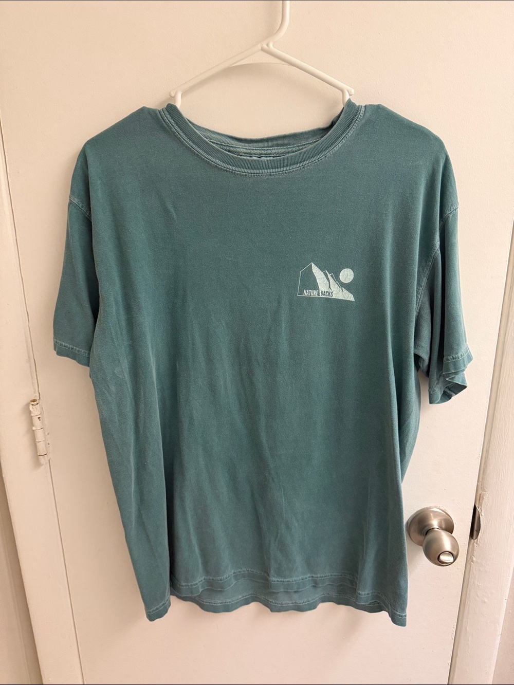 Nature Backs Teal Short‑Sleeve T-Shirt